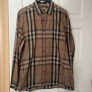 Burberry Brit mens button up shirt